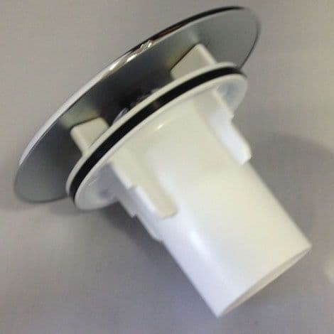 B&Q Cooke & Lewis Chrome Plated Flange CHROME FLANGE