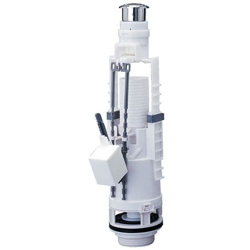 B&Q Valencia / Urban Dual Flush Valve and Button Toilet Cistern Flush Syphon 32455007