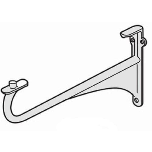 Basin Fixing Towel rail Brackets 12 1/8" White Nylon 599TRBN