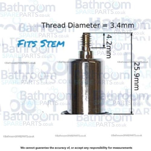 Bath/Shower Chrome Diverter Knob  BSP900006866