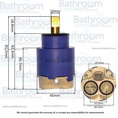 Bath Store Sublime BSSU410DC 45mm Cartridge CG410FB1