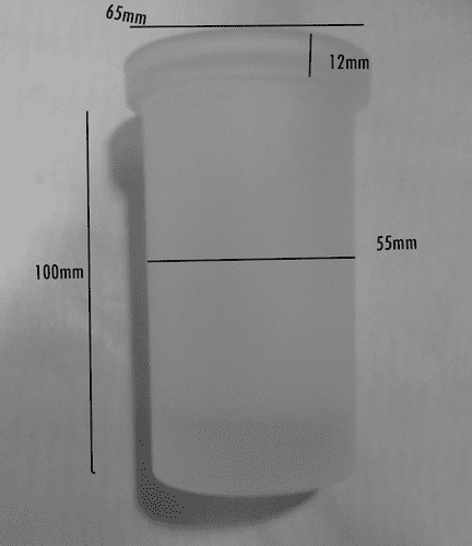 Bathroom Origins NAKAR Brush Glass Tumbler only 116508