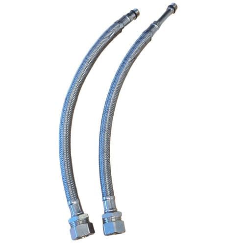 Bathroom Spare Parts Flexi Hose M10 x 1/2" BSP x 300mm BSPHOSE4