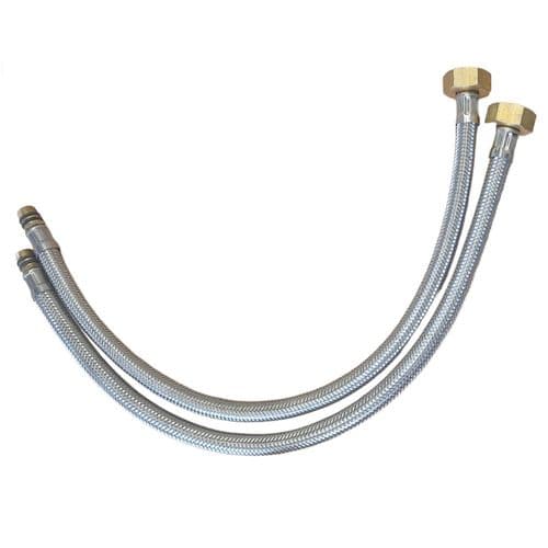 Bathroom Spare Parts Flexi Hose M10 x 1/2"BSP x 400mm BSPHOSE29