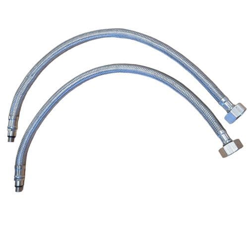 Bathroom Spare Parts M8 x 390mm Flexi Hose BSPHOSE6