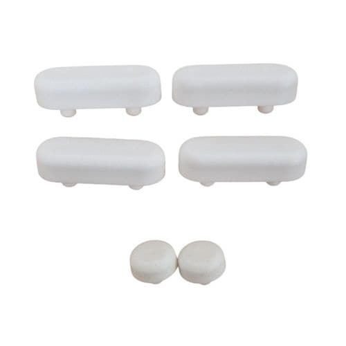 Bathroom Spare Parts Press In Seat Buffer Set 04015100-SET