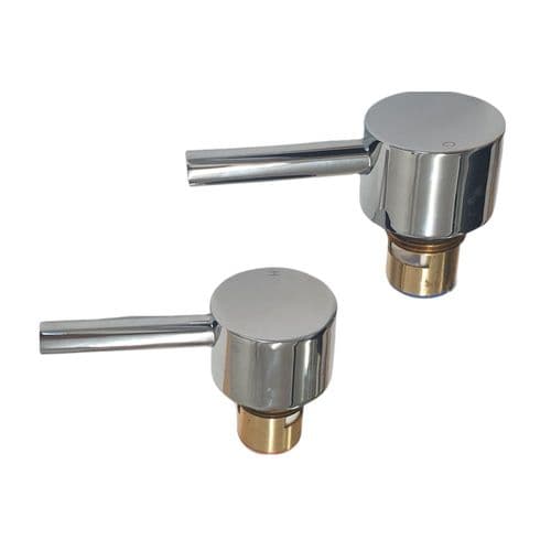 Bathroom Spare Parts Replacement Bath Tap Handle Set With 3/4in Cartridges T7115.02