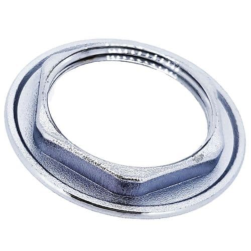 Bathroomspareparts 1 1/4" BSP Basin Waste Metal Back Nut EBBACK015