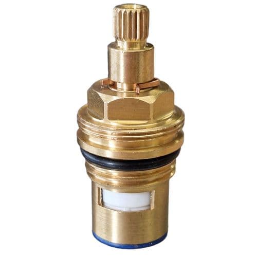 bathroomspareparts 1/2" Quarter Turn Ceramic Disc Tap Cartridge Valve Clockwise Close EBDISC005C