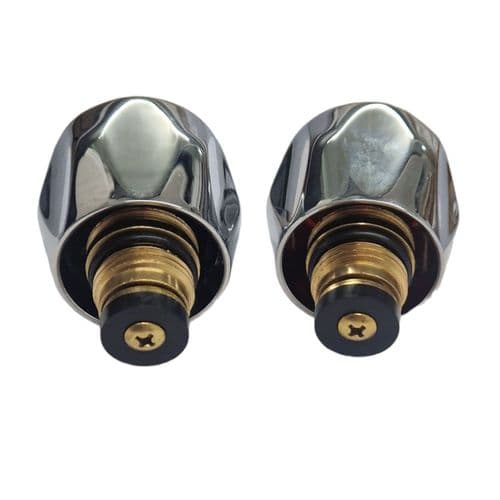 bathroomspareparts 1/2in & 3/4in CHROME PLATED TAP CONVERSION KIT EBTCK2