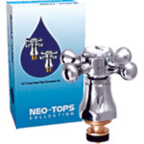 bathroomspareparts 1/2in CROSS HEAD CHROME PLATED TAP CONVERSION KIT TCK3