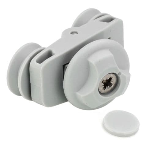 Bathroomspareparts 19.3mm Shower Door Double Roller BSP-J059-SP