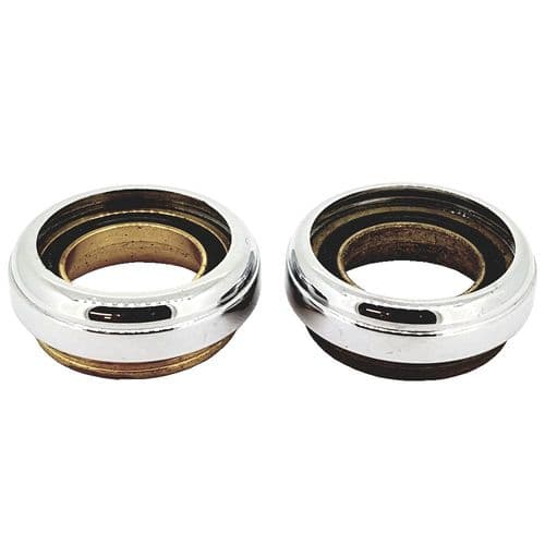 BathroomSpareParts 22mm Ceramic Chrome Indice Holders EBCHOLDER