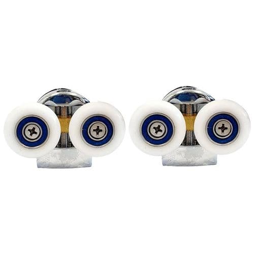 Bathroomspareparts 24.7mm Shower Door Double Roller BSP-A5-TOP-SP