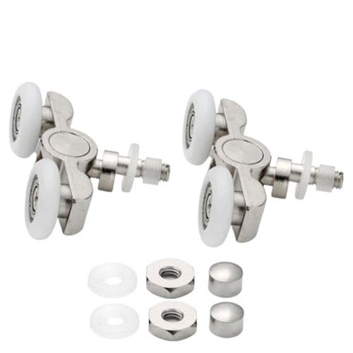 Bathroomspareparts 25mm Shower Door Double Roller BSP-A17-25mm-SP