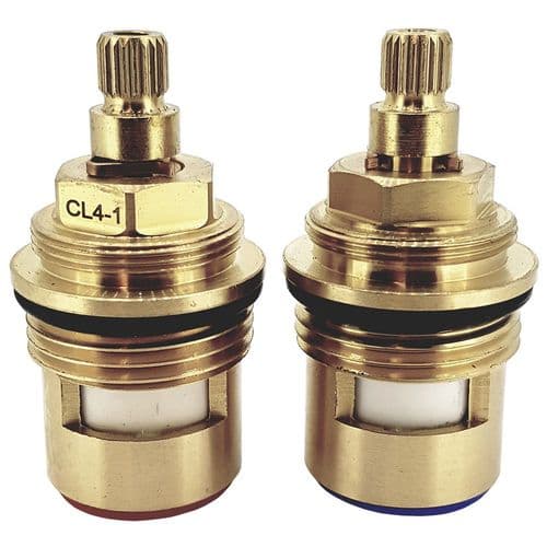 BathroomSpareParts 3/4 Ceramic Hot & Cold Disc Cartridges CL4-1