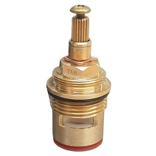 Bathroomspareparts 3/4" Quarter Turn Ceramic Disc Cartridge Anti-Clockwise Close Valve TMQ858J-CR