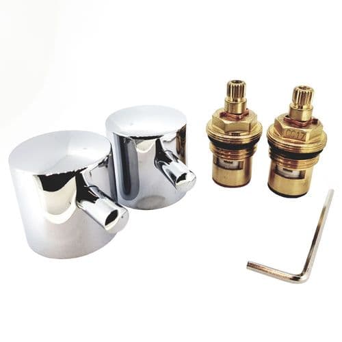 BathroomSpareParts 32mm Head Kit 1/2 Tap Valves MHK32