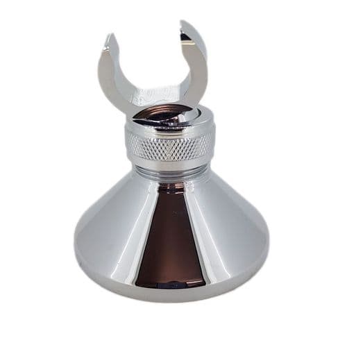 bathroomspareparts Chrome plated Adjustable Wall Bracket and elbow for Traditional handset 805050
