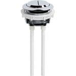 bathroomspareparts Dual Flush Push Button Chrome 58mm dia B5042