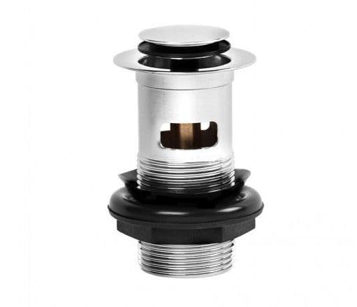 Bathroomspareparts Slotted Push Button Basin Waste Small Plug - W38