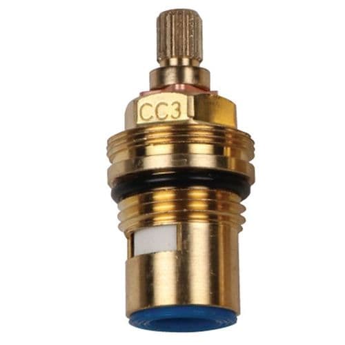 bathroomspareparts Tap cartridge 1/2" Ceramic Disc Cartridge Cold Anti Clockwise Opening CC3C