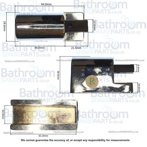 Bathroomspareparts Toilet Seat Soft Closing Dampers EBHIN010