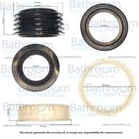 Bathstore 50mm flush valve connection set with flush cone BSP950