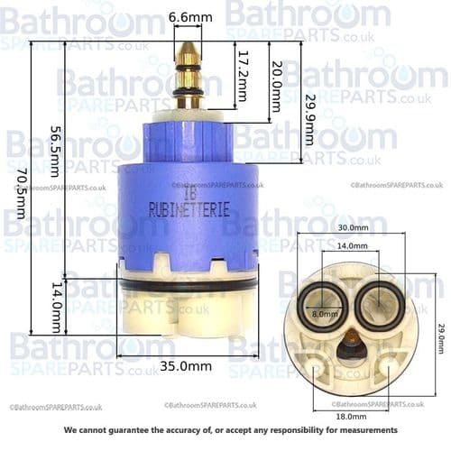 Bathstore Basin Mixer Cartridge AQ10039