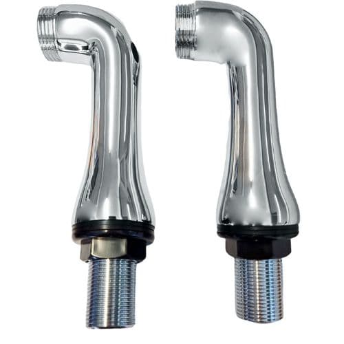 Bathstore Bensham Chrome Bath Pillar legs 3232