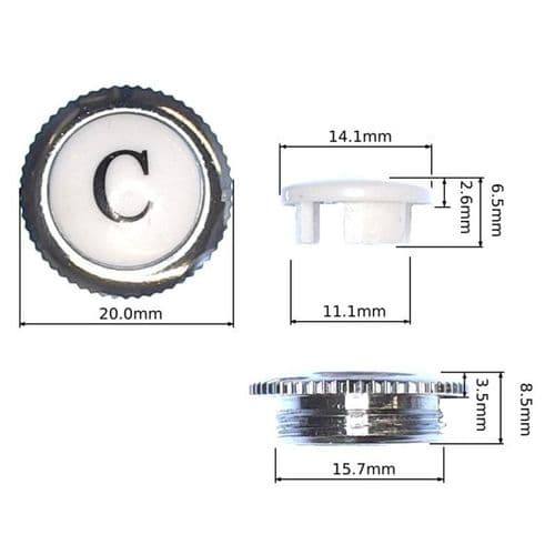 Bathstore Chrome  Cold Tap Indice C2213Z