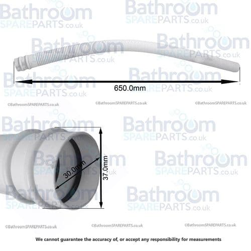 Bathstore Liberty Overflow Pipe PP241EA1