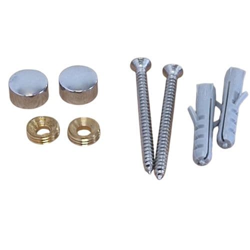 Bathstore Mirror Fixing Screw Caps Polished Chrome Decorative Mirror/basket Fixings 90000090080