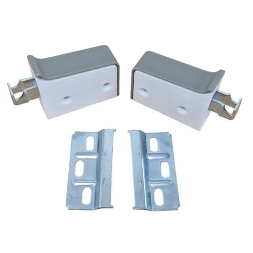 Bathstore Pair Heavy Duty Wall Cabinet Fixing Brackets  2315648