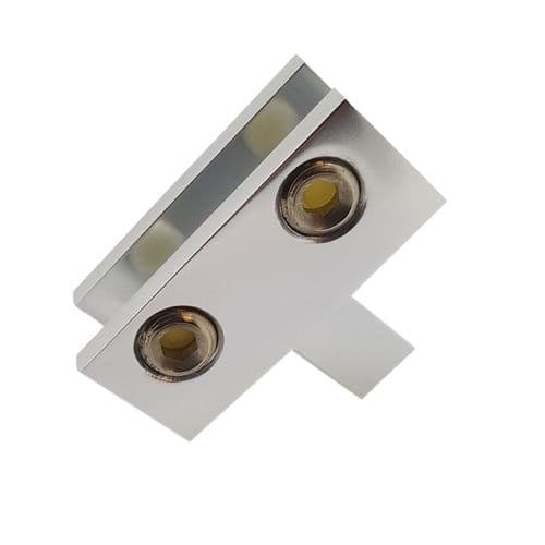 Bathstore Playtime Glass Clamp Bright Chrome PLT099