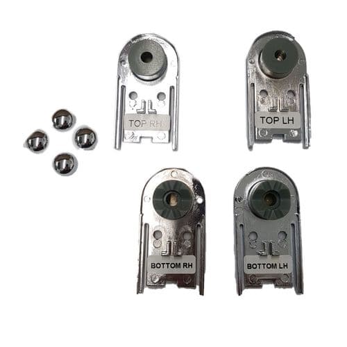 Bathstore Replacement Kit for Liberty Curved Screen Hinge Brackets 90000008670