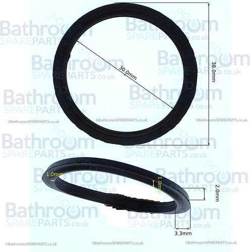 Bathstore Replacement Washer For Impact Waste 90000090740