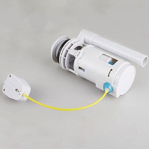 Bathstore Savoy  Lever Cistern Flush Valve  Inducing Yellow Cable and Lever Block 90000008200