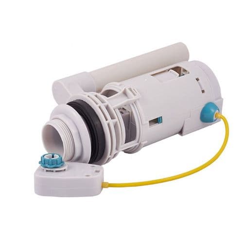 Bathstore Savoy Lever Cistern Flush Valve Inducing Yellow Cable and Lever Block 90000008200