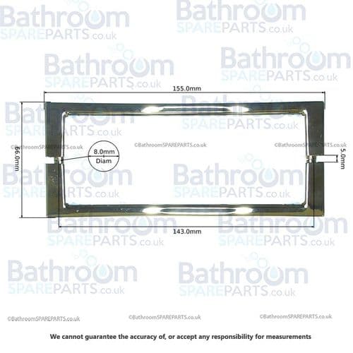 Bathstore Shower Handle 155mm 90000012550