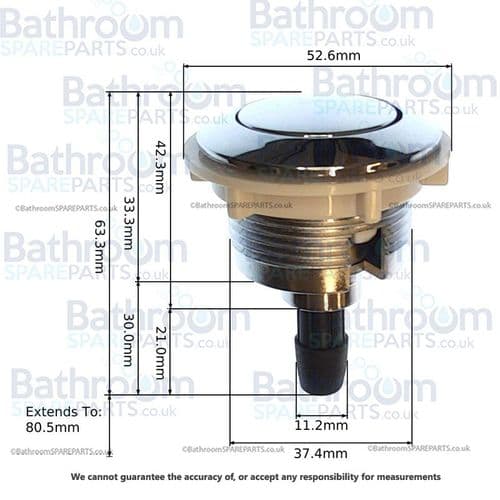 Bathstore Single Flush Push Button 90000001383