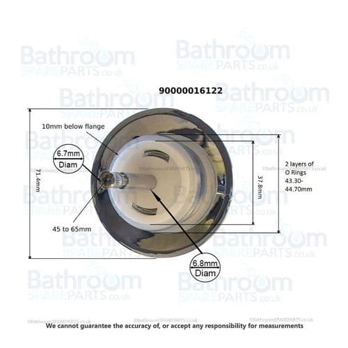 Bathstore Spare Myprice Bath Pop-Up Plug 90000016122