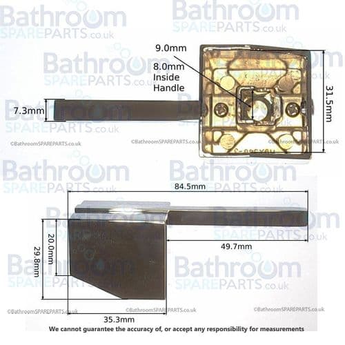 Bathstore Spare Wave Basin Lever From Monobloc LV110FA1 90000016580