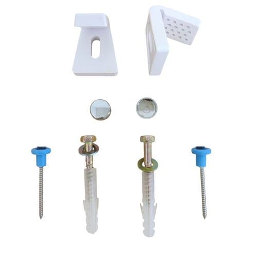 Bathstore Toilet Pan fixing Set Chrome Covers 40044440051