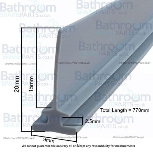 Bathstore Vetri Hinge Door Strip 90000017203