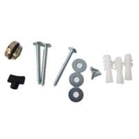 Bauhaus Edge Towel Rail  Fixing Brackets In Chrome  8M100066