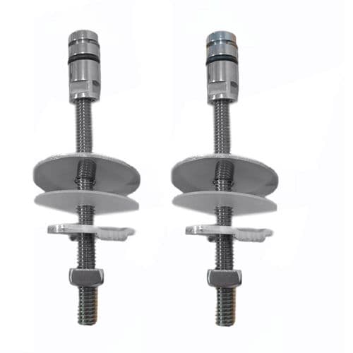 Bauhaus Wild Toilet Seat Hinges and Fixings (For WI6105W) HI6105EA6