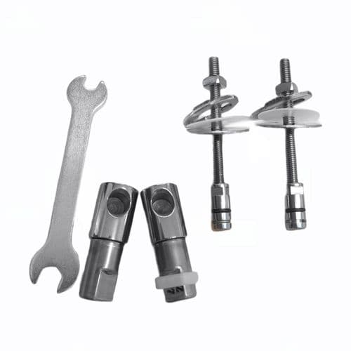 Bauhaus Wild Toilet Seat Hinges and Fixings (For WI6105W) HI6105EA6