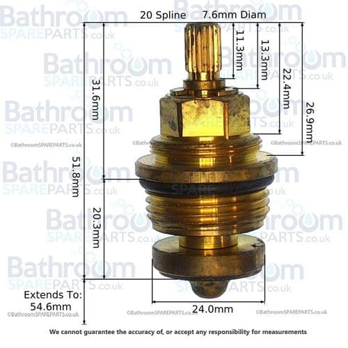 BC Sanitan 3/4 Valve BSP0048