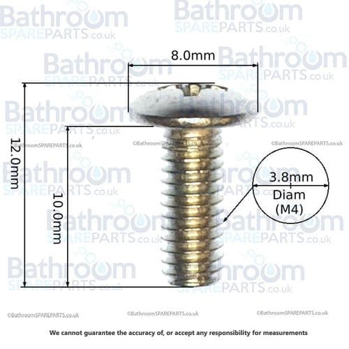 BC Sanitan Brass Screw BSP0050